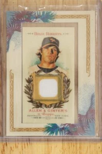 2007 Topps Allen & Ginters Framed Mini Relics Brian Roberts AGR-BR Baseball Card - Picture 1 of 2