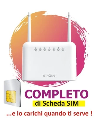 Modem ROUTER Wifi completo di SIM a 6,99€ al mese Ricaricabile semplice - Immagine 1 di 4