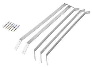 Galvanised Cat Proofing Fence Brackets Only – Heavy-Duty Overhang Angled Bracket - Picture 1 of 6
