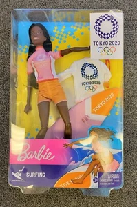 NEU VERSIEGELT Barbie Tokyo 2020 Olympische Spiele Surfpuppe **siehe Beschreibung - Bild 1 von 4
