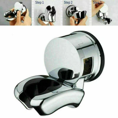 Duschkopfhalter Wandbrausehalter Handbrause Halterung Mit Saugnapf Ohne Bohren*1 - Bild 1 von 4