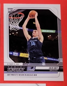 ZACH EDEY ROOKIE CARD #d1/154 2024 PANINI INSTANT RC MEMPHIS GRIZZLIES PURDUE - Picture 1 of 2