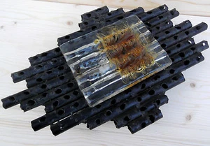 APPLIQUE LAMPADA DA PARETE ANNI 50 STILE TONI ZUCCHERI - Foto 1 di 1