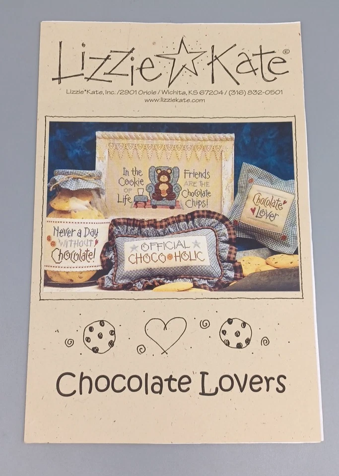 Lizzie Kate CHOCOLATE LOVERS  Counted Cross Stitch Pattern - Image 1 of 3