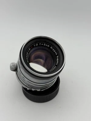 Lente telémetro de montaje de dos tonos Nippon Kogaku Nikkor Nikon HC 5 cm f2 LTM M39 867 Foto 1 de 4