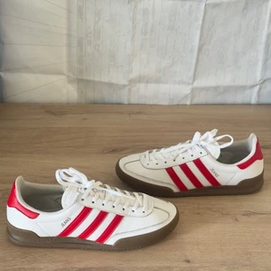 Adidas Originals Jeans II OG blanc rouge Baskets Chaussures à lacets Homme EU 42 - Foto 1 di 11