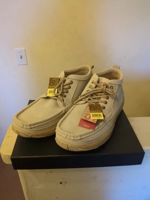 Nwt Roper Clearcut II Men's 12 Bone White Suede Casual Shoes  - Image 1 of 4