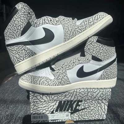 Jordan 1 Retro High OG White Cement Size 12.5 Deadstock.  - Image 1 of 4