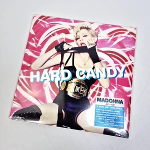 Madonna Hard Candy Pink/Blue Splatter Colored Vinyl 3LP + CD 2008 RARE NEW - Bild 1 von 16