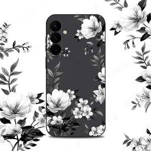 Floral Case For Samsung Galaxy A56 A17 A16 A15 A26 A36 A05s Soft Silicone Cover - Picture 1 of 17