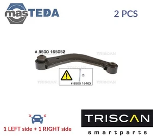 8500 165052 LH RH COPPIA BRACCIO CONTROLLO PISTA POSTERIORE ESTERNO SUPERIORE TRISCAN 2PZ NUOVO - Foto 1 di 5