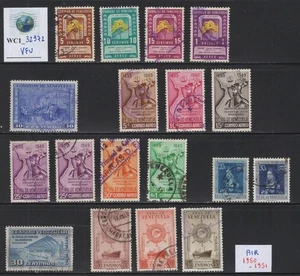 WC1_32972 VENEZUELA. Buntes Lot Luftmarken 1950-51. Gebraucht - Bild 1 von 1