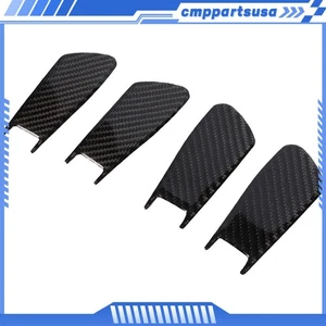 Cubierta de moldura de panel de arco de mango interior de fibra de carbono real para Honda Civic 2022+ - Imagen 1 de 7