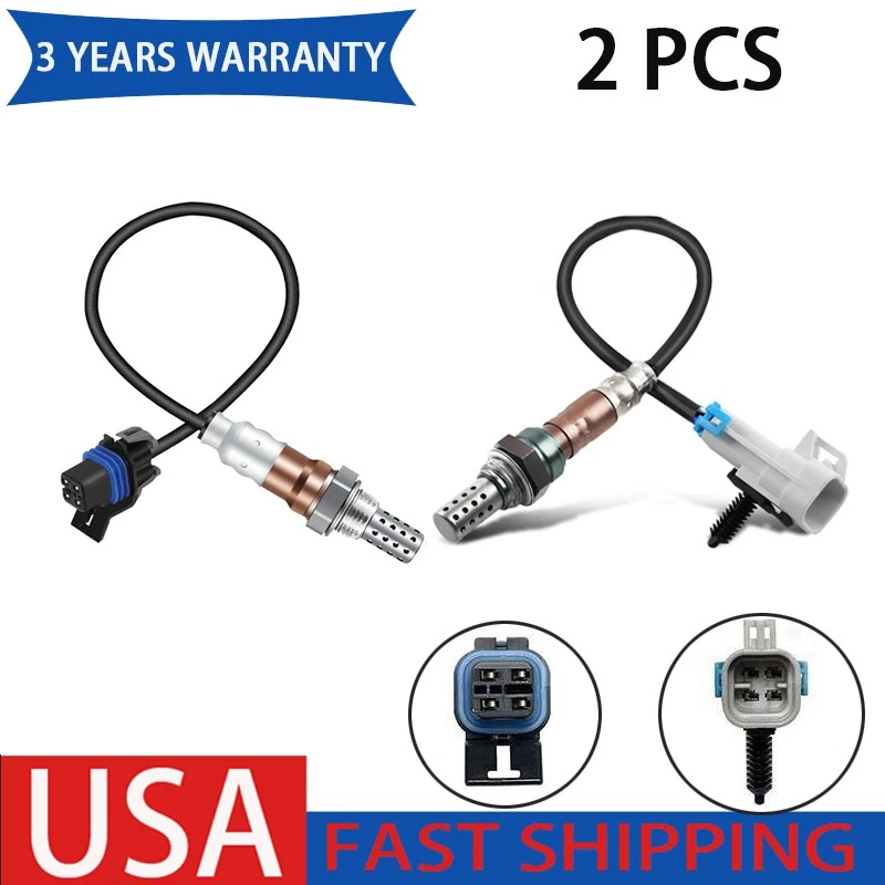 Sensor de oxígeno aguas arriba+aguas abajo 2 piezas para Buick Century Pontiac Aztek Montana 2001-04 Foto 1 de 4