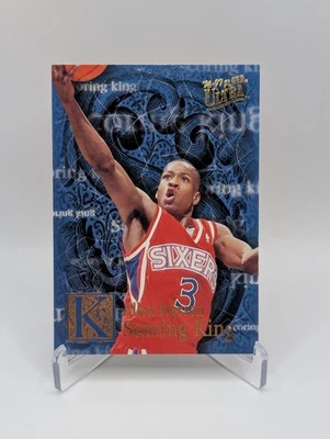 Allen Iverson Salón de la fama 1996-97 Fleer Ultra Scoring Kings 76ers Foto 1 de 4