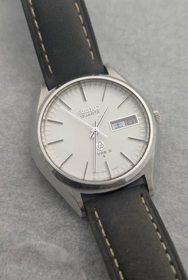 Reloj de cuarzo vintage SEIKO tipo II día-fecha esfera blanca 0903 37 mm Foto 1 de 4