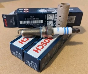 Bosch 3x Double Iridium Spark Plugs - YR5NI332S / 0242145510 - Picture 1 of 1