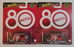 2X 🔥 2025 Hot Wheels Premium Pop Culture 80th Mattel Kool Kombi 1:64 Diecast - Bild 1 von 2