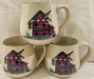 Juego de 3 tazas para casa jardín fiesta pajarera excelente - Imagen 1 de 4