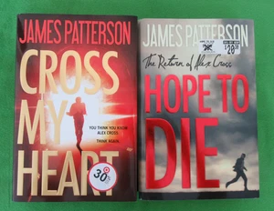 LOT 2 HCDJ ALEX CROSS SERIES BY JAMES PATTERSON: CROSS MY HEART; HOPE TO DIE - Imagen 1 de 4
