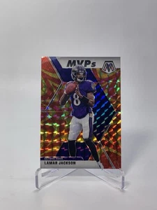 Lamar Jackson MVPs 2020 Panini Mosaic Football Reactive Gold Prizm Parallel #296 - Picture 1 of 2