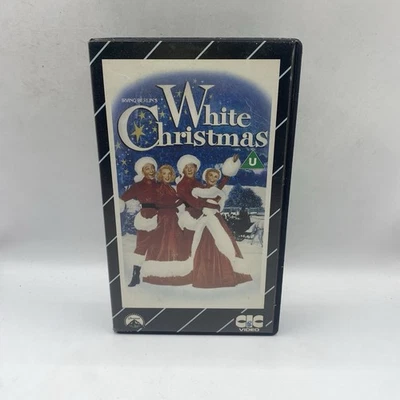White Christmas 1954 VHS CIC STRIPEY Classic Festive Comedy Musical PAL - Image 1 of 4