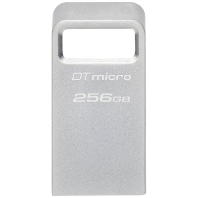 Kingston DataTraveler Micro Chiavetta USB Dettaglio 256 GB Argento - Immagine 1 di 4