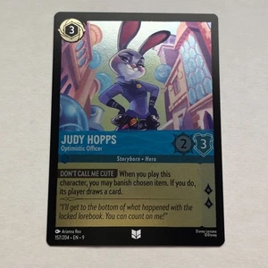 Judy Hopps 157/204 Disney Lorcana Fabled Uncommon Cold Foil Card NM - Picture 1 of 2