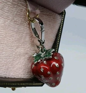 Juicy Couture Silver colored Strawberry Charm YJRU4054 - Picture 1 of 9