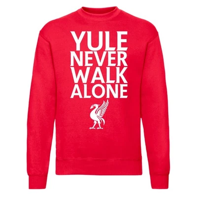 Рождественский джемпер Yule Never Walk Alone Liverpool | LFC | YNWA | KLOPP - Изображение 1 из 4