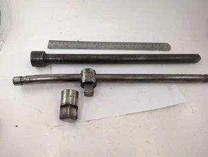 Wright Tools 6443 3/4" Dr Sliding T Breaker Bar w/Bonney Two 3/4" Dr Extensions - Picture 1 of 8