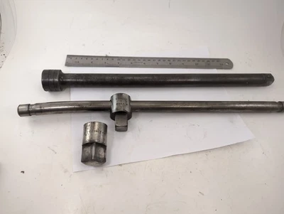 Wright Tools 6443 3/4" Dr Sliding T Breaker Bar w/Bonney Two 3/4" Dr Extensions - Image 1 of 4