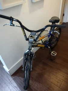 Mongoose Hoop-D Pro Chrome/Blue 20" BMX Freestyle Bike, Mid School Era - Bild 1 von 24