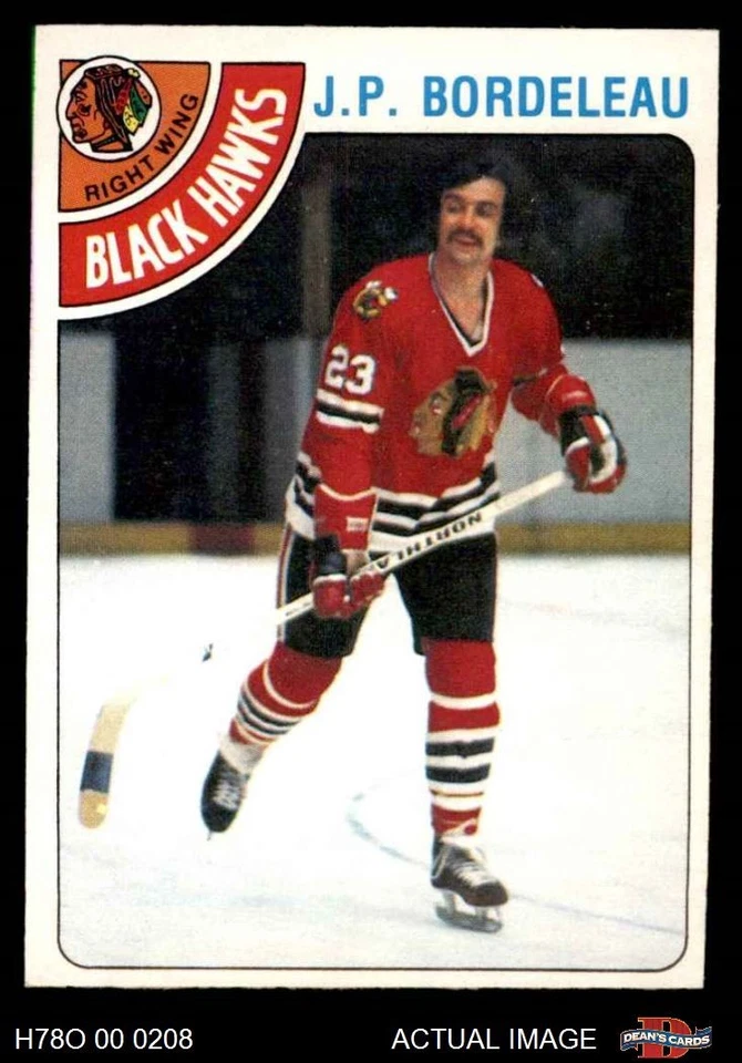 1978 O-Pee-Chee #101 J.P. Bordeleau Blackhawks 5 - EX - Image 1 of 1