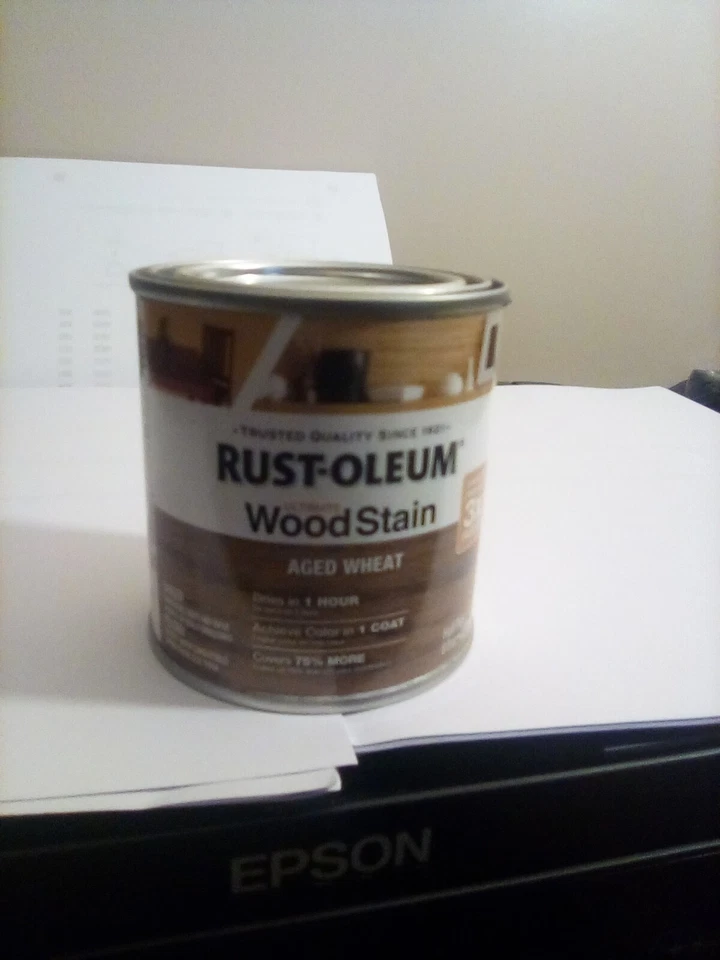 全新 Rust-Oleum 老化 WHEAT 油性终极木材着色剂,8 盎司 免运费 — 第 1/1 张图片