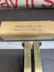 SCHÖNE CHARLES EHRET NAVA-MAR 5" MESSING NICHT BESCHÄDIGENDER SCHRAUBSTOCK KIEFER ABDECKPLATTEN - Bild 1 von 11