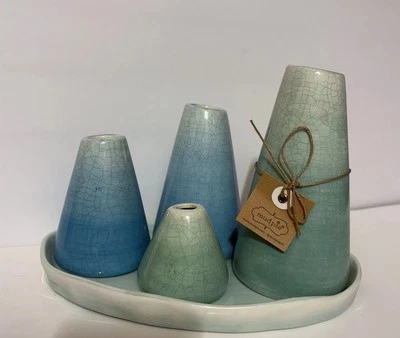 Jarrón Mud Pie Beach Multi Bud Foto 1 de 4