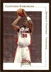 2001-02 Baloncesto Fleer Premium Clifford Robinson Detroit Pistons #97 - Imagen 1 de 2