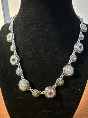 Colar Vintage LIA SOPHIA Seltzer Pretty Please Colorama Cristal Multicolorido - Imagem 1 de 4