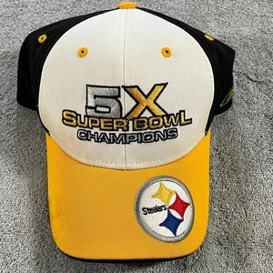 Mütze Kappe Pittsburgh Steelers NFL 5 Mal Super Bowl Champions Reebok - Bild 1 von 12