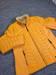 G.H. Bass & Co Women’s Fleece Lined Quilted Jacket Mustard Yellow Size L - Picture 1 of 10