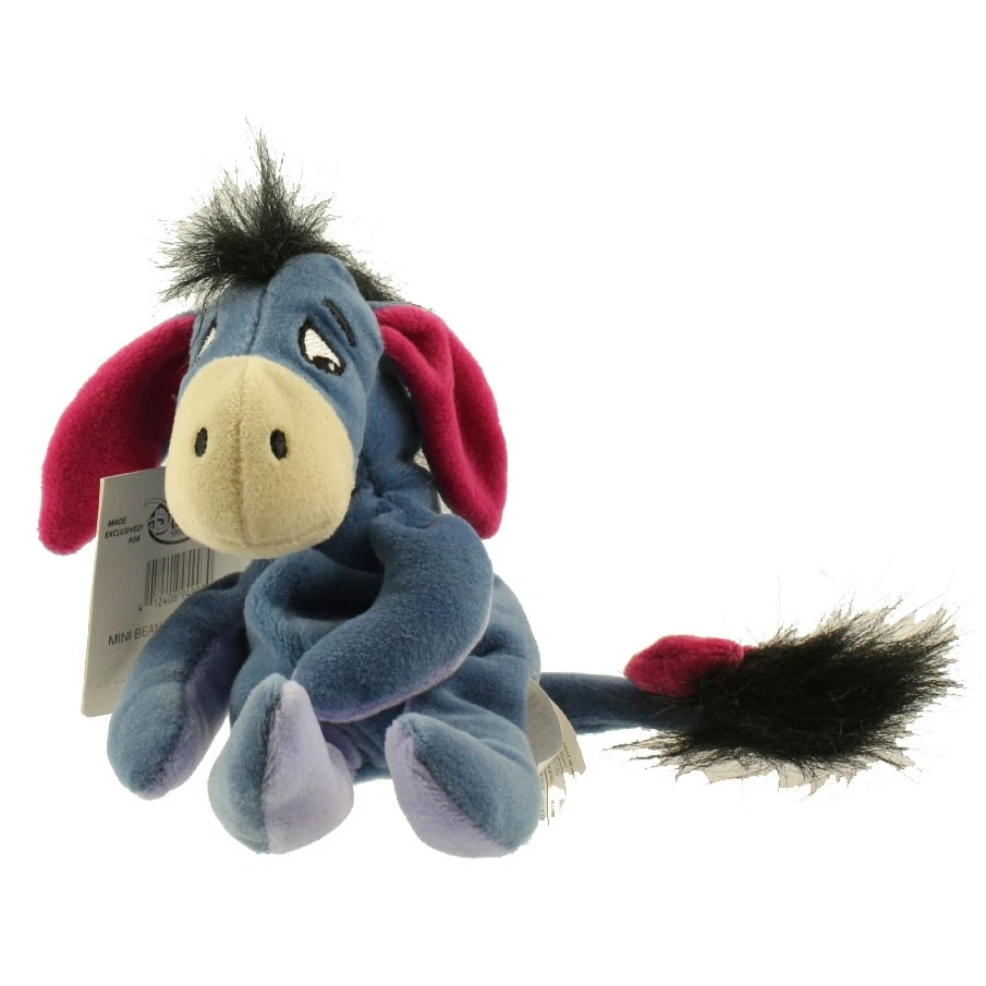 Peluche bolsa de frijoles Disney - EEYORE (Winnie the Pooh) (9 pulgadas) - Como nuevo con etiqueta Foto 1 de 1