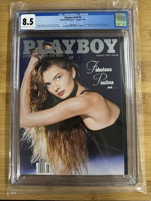 VINTAGE 80S PLAYBOY MAGAZINE JAPANESE EDITION PAULINA PORIZKOVA - SEP 1987 - Image 1 of 3