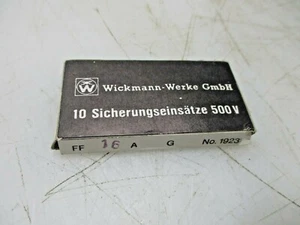 NEW WICKMANN WERKE 16 A BOX OF 10 19231 - Picture 1 of 3