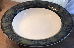 Purple Flowers Made in Portugal For Vitantonio Products Ceramic Serving Dish - Picture 1 of 8
