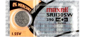 1 x Maxell 390 Watch Batteries, SR1130SW or 389 Battery | Shipped from USA - Picture 1 of 1