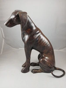 Vintage Cast Hollow Bronze Dog Statue (2018) - Picture 1 of 9