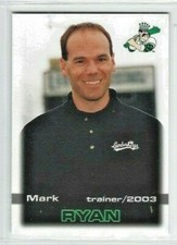 2003 Clinton LumberKings (Class A-Texas Rangers) Mark Ryan