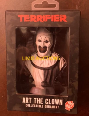 TRICK OR TREAT STUDIOS ART THE CLOWN TERRIFIER HORROR ORNAMENT HALLOWEEN CHRISTMAS TREE MAN CAVE GIFT