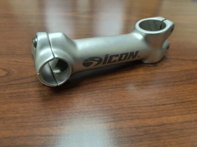 Icon Threadless AL Stem, 120mm, 25.4mm, Silver, Matching 27.2 Seatpost Available - Image 1 of 4